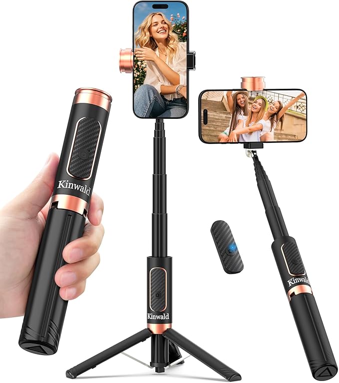 Selfie Stick Tripod for iPhone & Android, Portable Phone Tripod Stand by Unknown