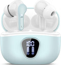 Wireless Earbuds, IP7 Waterproof in Ear Earphones, LED Display Ear buds by BESNOOW