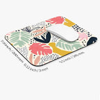 Square Mouse Pad Tropical Plants, Personalized Premium-Textured Custom Mouse - Image 2