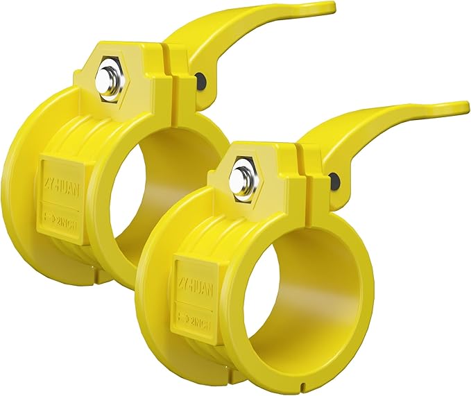 Olympic Barbell Clamps 2 inch Adjustable Barbell Clips Quick Release Pair of by ZY-HUAN