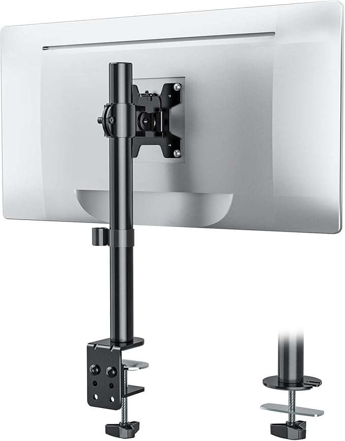 WALI Single Monitor Mount, Monitors Desk Mount, Single Monitor Arm Holds Screen by WALI