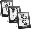 DOQAUS Digital Hygrometer Indoor Thermometer 3 Pack, Room Thermometer by DOQAUS
