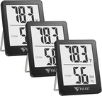 DOQAUS Digital Hygrometer Indoor Thermometer 3 Pack, Room Thermometer by DOQAUS