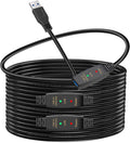 LDKCOK Active USB 3.0 Extension Cable 60ft– Male to Female Extender Cord by LDKCOK