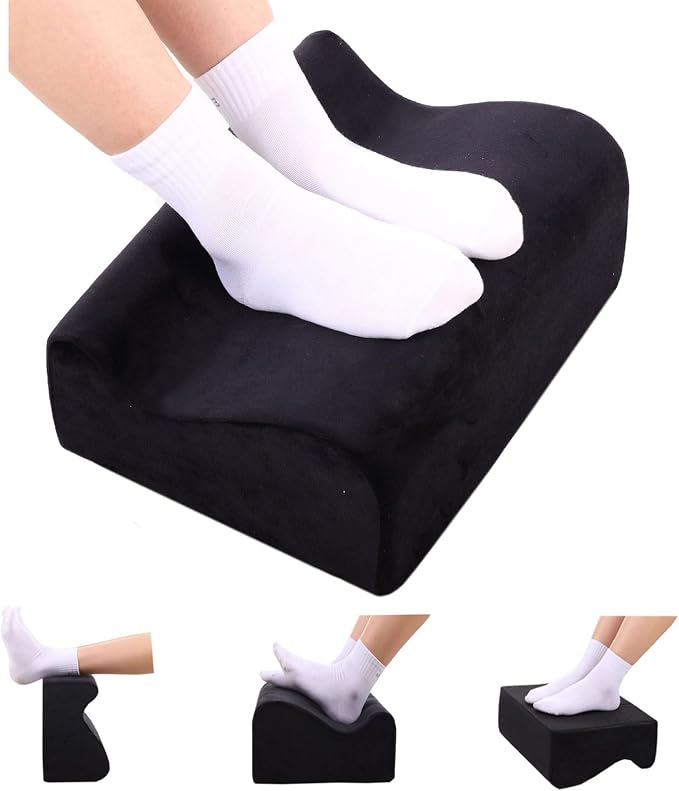 Foot Rest for Under Desk at Work, Ergonomic Under Desk Footrest by Officechairscarseatcushio