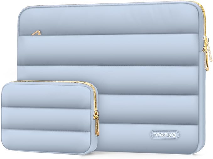 MOSISO 14 inch Laptop Case, 14 inch Puffy Laptop Sleeve Compatible by MOSISO