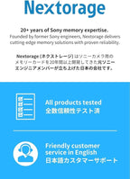 Nextorage 256GB SDXC UHS-II V90 SD Card Japanese Brand pSLC Max. Write Speed - Image 10