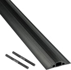 D-Line 30ft Floor Cord Cover, Made in USA Linkable Cable Protector, Hide by D-LineUSAinc
