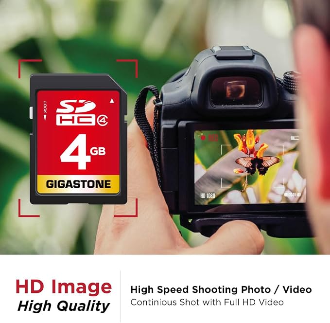 GIGASTONE 4GB SD Card 10-Pack SDHC Class 4 Memory Card - Image 4
