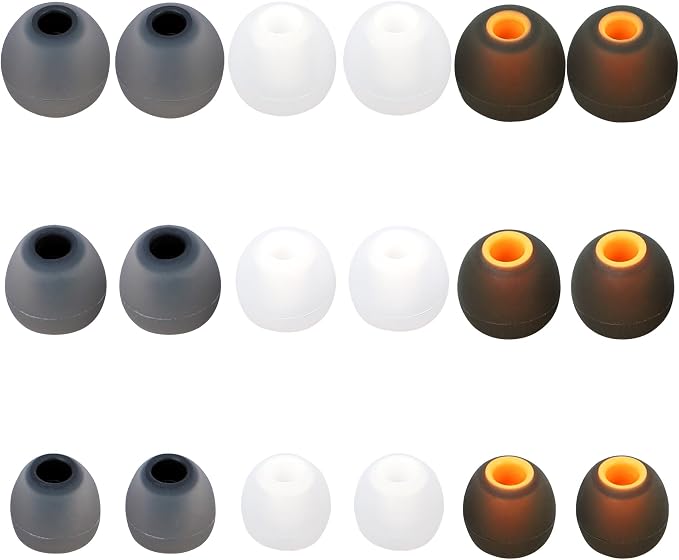Silicone Earbud Tips Replacement Ear Tips Earbud Covers Fit Most in-Ear Earbuds by Unknown