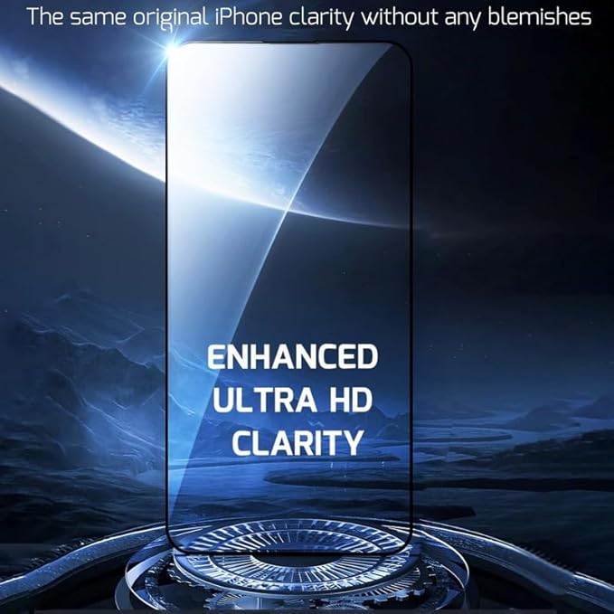 iPhone 14 Pro Screen Protector Tempered Glass Compatible - Image 5