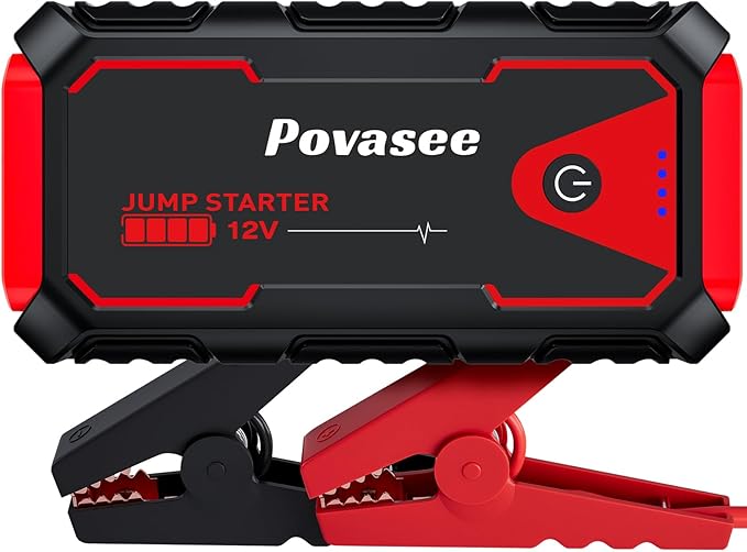 Povasee Jump Starter 5000A Car Jumper Starter, Model A30 12V Jump Box by PovaseeDirect