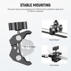 Neewer 11" Articulating Magic Arm Clamp Mount - Image 5