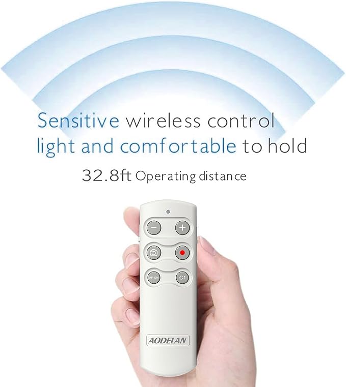 AODELAN Wireless Camera Remote Control, Shutter Release Compatible - Image 2
