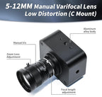 MOKOSE USB Camera 4K, USB3.0 Manual Focus Webcam - Image 4