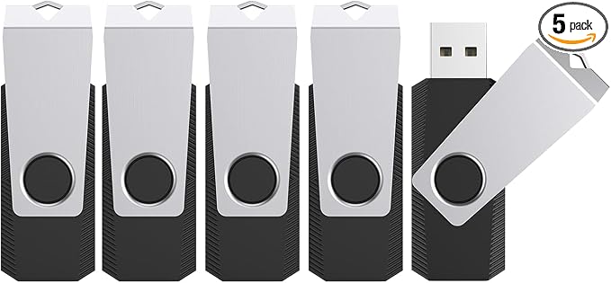 TOPESEL USB Storage Flash Drive, 5 Pack 32GB Flash Drives Memory Stick by TOPESEL