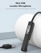 MillSO USB PC Microphone Plug & Play Omnidirectional External Lavalier Mini USB - Image 2