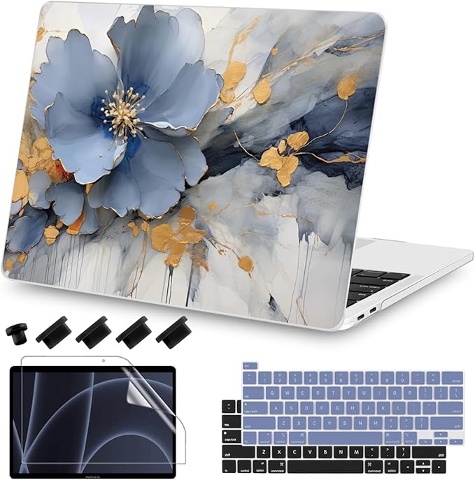 Teryeefi Compatible with M2 M1 MacBook Pro 13 inch Case A2338 A2251 A2289 A2159 by Teryeefi