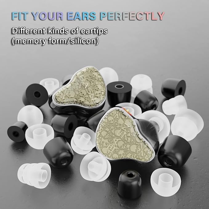 BASN Bmaster5 in Ear Monitors, 1DLC Diaphragm+4BA 5 Drivers IEM Earphones - Image 5
