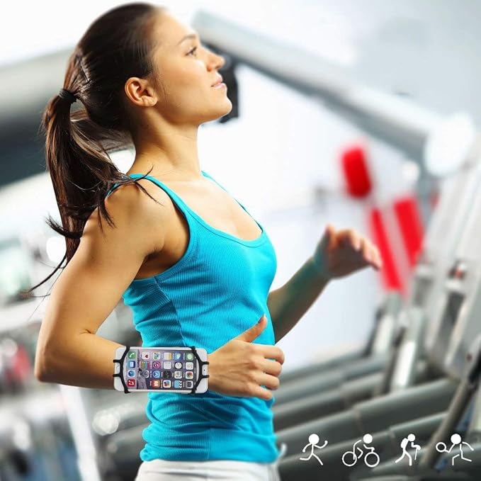 Wristband Phone Holder, HCcolo 360°Rotatable Universal Sports Wristband - Image 9