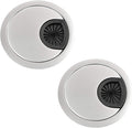 Desk Grommet for Wire Organizer, PC Computer Desk Plastic Grommet Cord by aoozleny