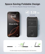 3 in 1 Magnetic Wireless for iPhone Charging Station: Foldable Portable Charger - Image 3