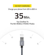 FHG 3.3FT USB 3.0 to USB C Cable 2Pack, High-Speed Transfer of 1GB in 2sec - Image 3