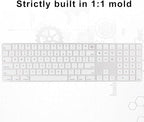 Allinside White Keyboard Cover for Mac Magic Keyboard - Image 6