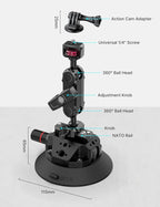 Camera Suction Cup Mount for Action Cameras - Image 6