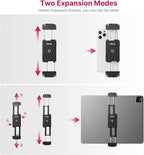 ULANZI ST-29 Phone Tripod Mount, Universal 2-in-1 Tablet Smartphone Holder - Image 5