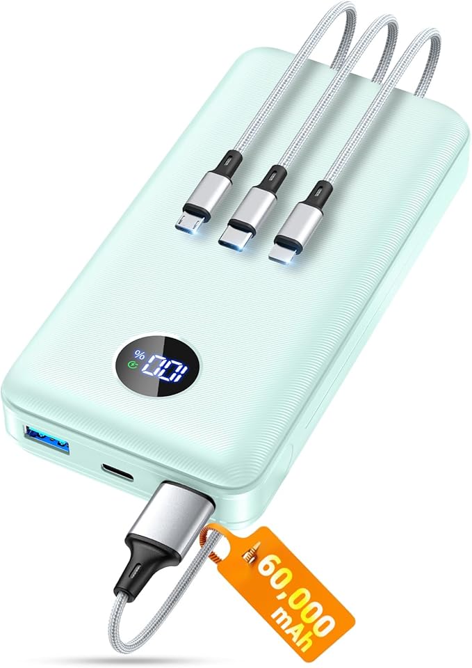 Portable Charger Power Bank, 60000mAh Battery Pack by Unknown