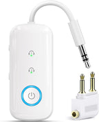 Premium Pro Bluetooth 5.4 Transmitter Receiver, Airplane Audio Adapter by LAICOMEIN