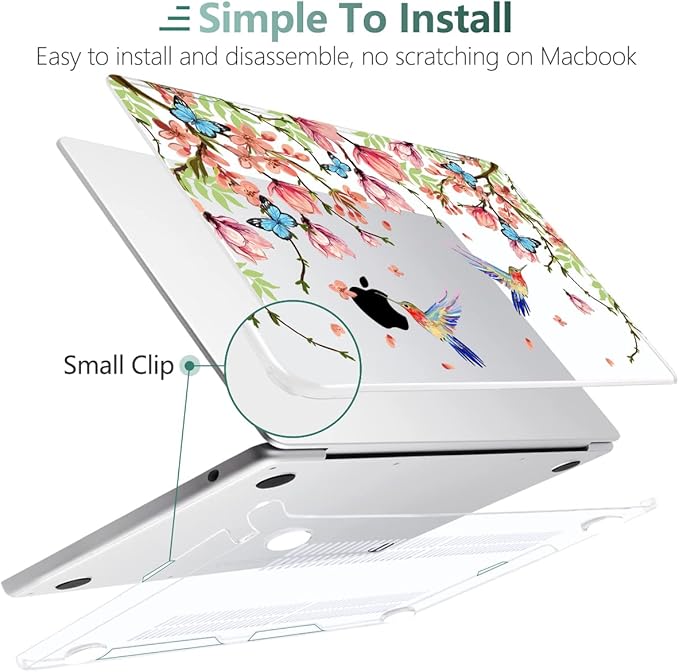 MEEgoodo Case for M4/M3/M2 MacBook Air 13.6 inch Case 2025 2024 2022, Fit Model - Image 5