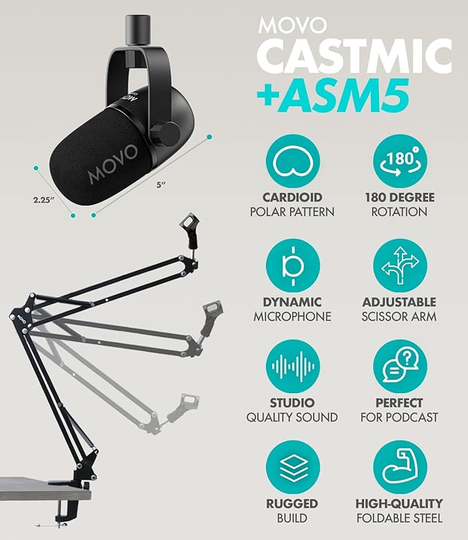 Movo Portable Podcast Equipment Bundle - Image 5