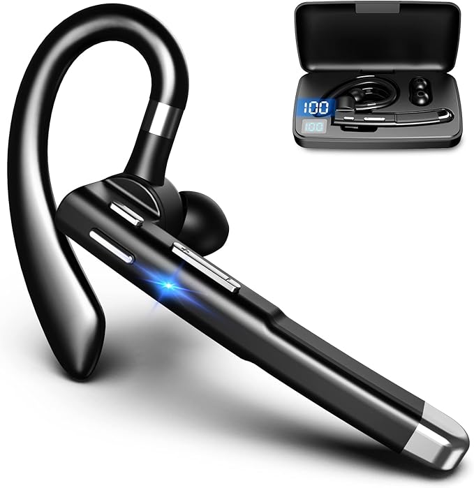 Hsility Bluetooth Headset for Work 500Hrs Standby Time by Hsility