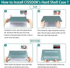 CISSOOK Compatible with MacBook Air 13 inch Case 2021 2020 2019 2018 2022 - Image 8