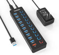 Powered USB Hub, 11-Port USB 3.0 Hub Splitter by vantisan