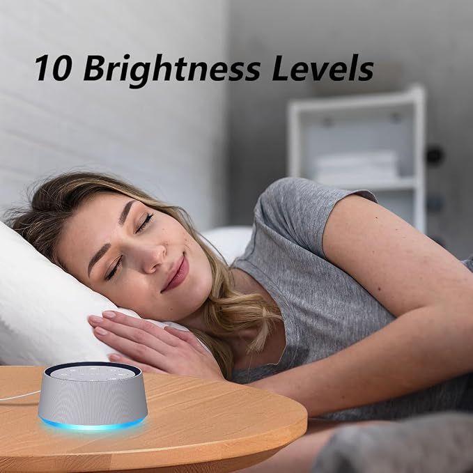 Brown Noise Sound Machine with 30 Soothing Sounds White Noise Machine 12 Colors - Image 4