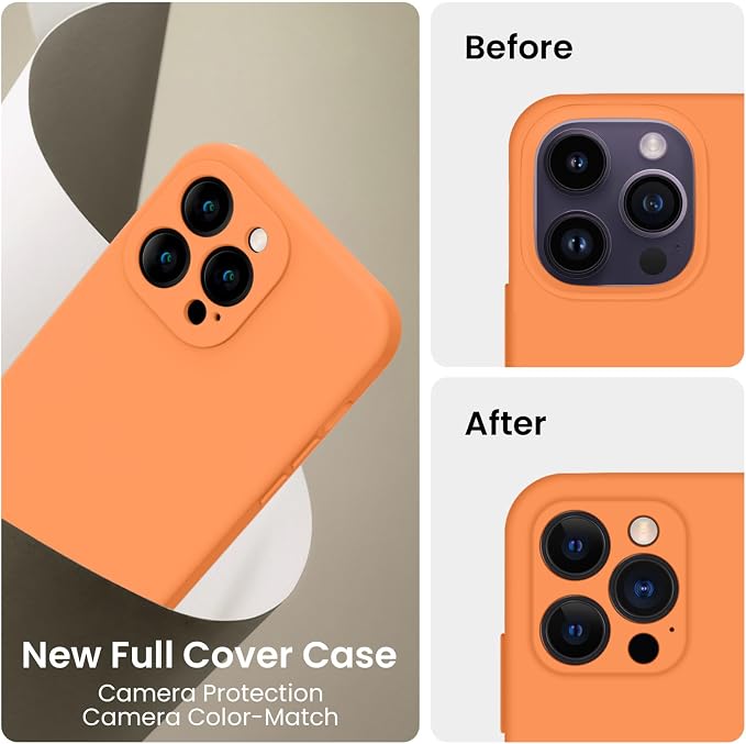 FireNova for iPhone 14 Pro Case, Silicone Upgraded Phone Case with, Soft - Image 3