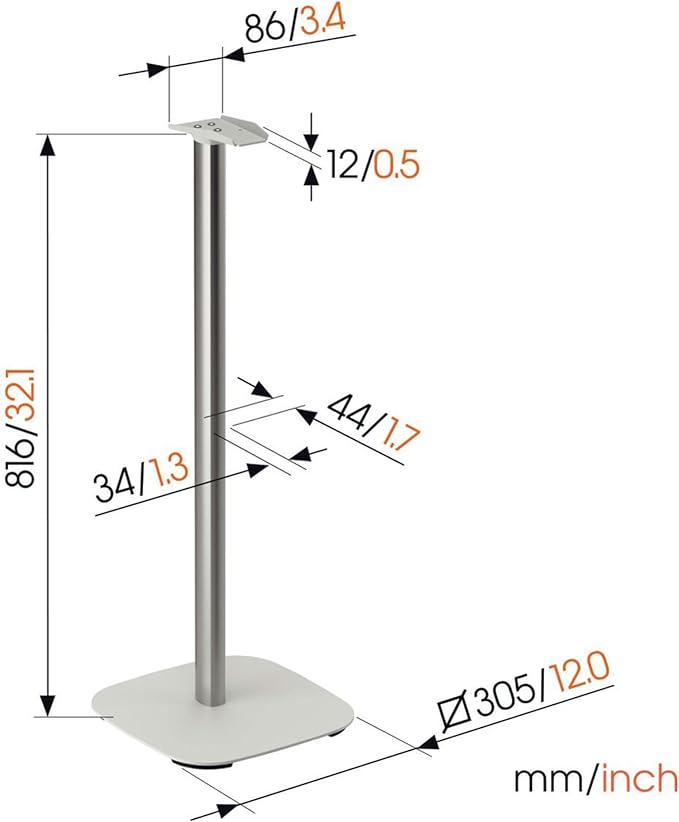 Vogel's SFS 4133 Speaker Floor Stand - Image 5