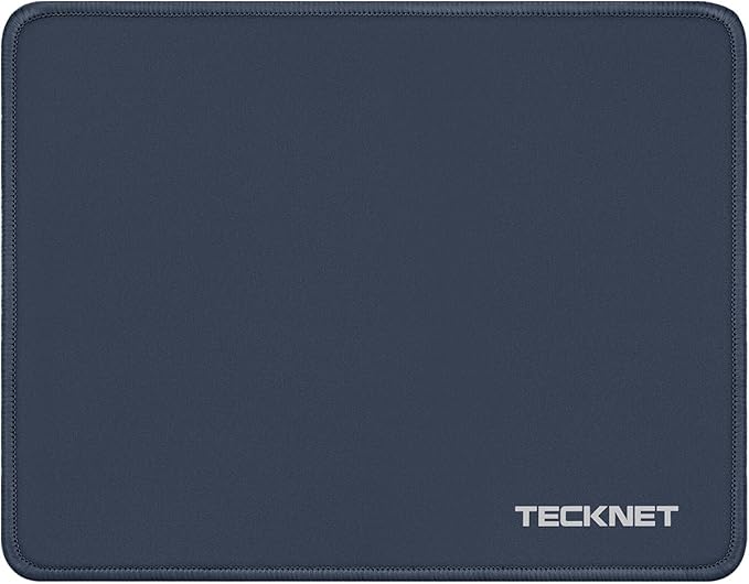 TECKNET Mouse Pad with Anti-fray Stitchin, Waterproof Surface & Non-Slip Rubber by Tecknet