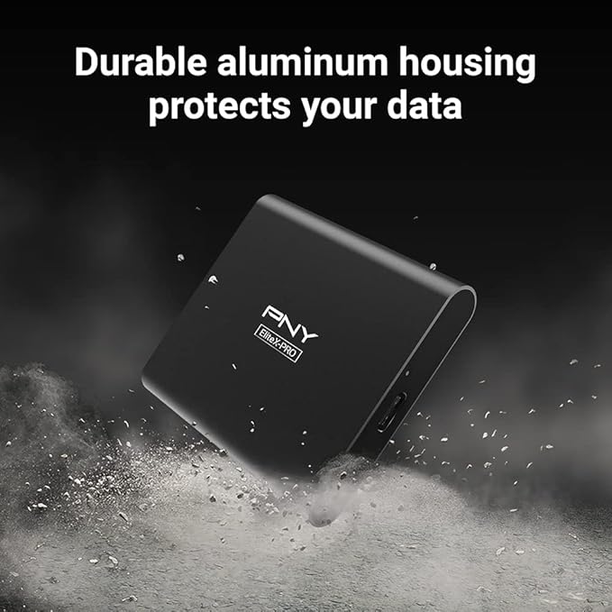 PNY EliteX-PRO 4TB USB 3.2 Gen 2x2 Type-C Portable Solid State Drive – - Image 6