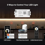 BTF-LIGHTING C02W CCT PWM 3PIN Color Temperature LED Strip Dual White 2.4GHz - Image 2