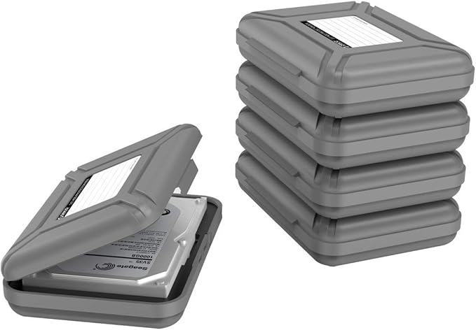 ORICO External Hard Drive Case for 3.5 Inch HDD/SSD 5 Packs Portable Hard Drive by PioneerDataSolutionPowerYourFuture