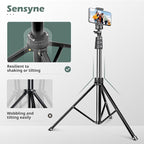 Sensyne 88" Phone Tripod, Selfie Stick Tripod - Image 5