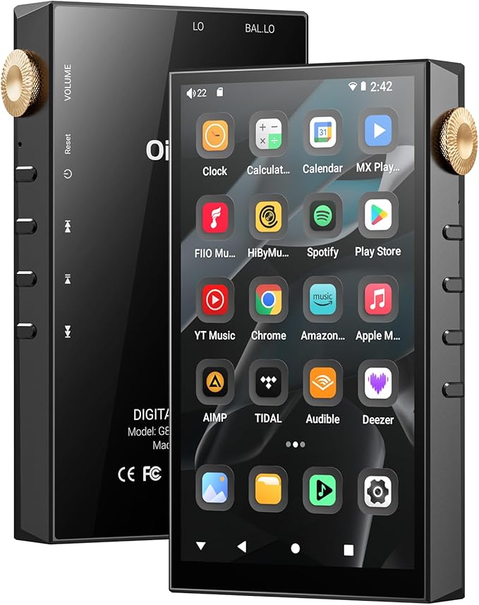 Hi-Res Audio Player, Oilsky 160GB HiFi MP3 Player Bluetooth and WiFi, 4.4mm by Oilsky