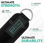 FITGIRL - Ankle Strap for Cable Exercise Machines, Work Out Cuff Attachment for - Image 2