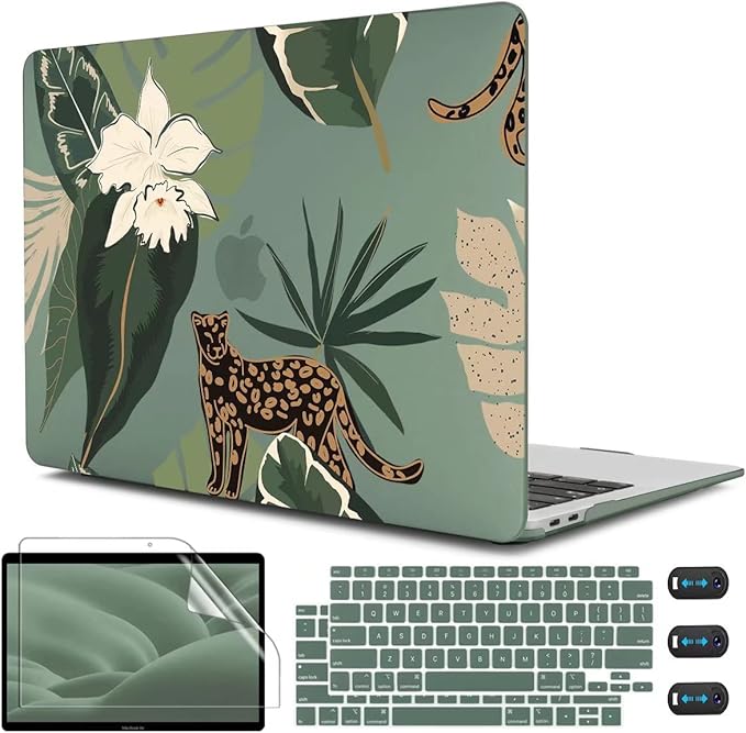 CISSOOK Compatible with MacBook Air 13 inch Case 2021 2020 2019 2018 Release by CISSOOK