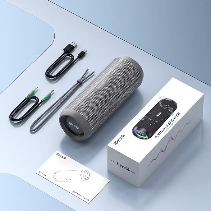 RIENOK Portable Bluetooth Speaker 30W Dual Pairing True Wireless Stereo HD - Image 8