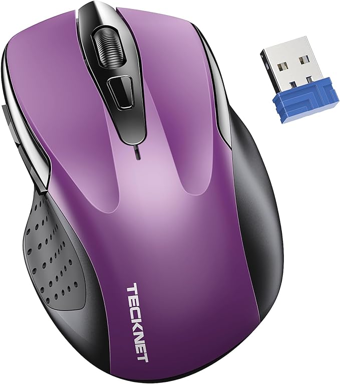 TECKNET Wireless Mouse for Laptop, Silent Mouse Quiet Click, Computer Mouse by Tecknet